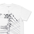 面白いTシャツ「電信柱」